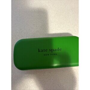 KATE SPADE, Green Hard Shell Eye Glass Case